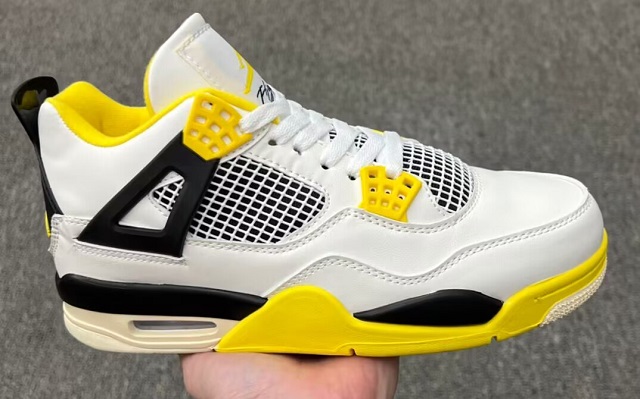 Air Jordan 4 Retro Vivid Sulfur [Cheap Jordans Shoes 4 73]